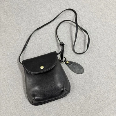 Bolso Bandolera de Hombro Margaret Howell Cartera Cuero en NEGRO USADO Muy Buen Estado Foto 1 de 4