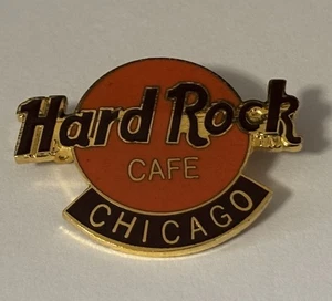 Classic Chicago Hard Rock Cafe 1.5” Wide Impressive Pin - Picture 1 of 4