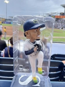 Taj Bradley SGA Bobblehead 7/2/2025 Tampa Bay Rays MLB A’s *Damaged Box* - Picture 1 of 14