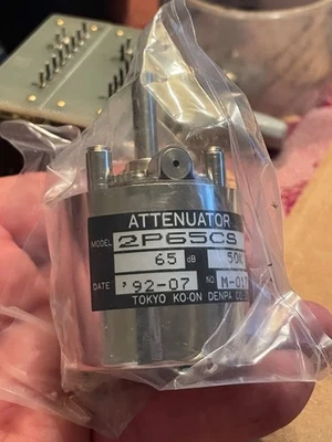 Tokyo KO-ON Denpa (TKD) 2P65CS Stereo Audio Attenuator, NOS Sealed 2007 - Image 1 of 4