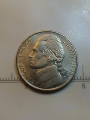1999 p jefferson nickel Mint Error Double Mint Mark  - Image 1 of 4