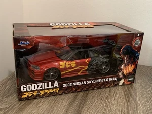 Godzilla 2002 Nissan Skyline GT-R (R34) Jada Brand New & Sealed - Picture 1 of 4