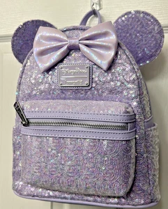 !Brand New Loungefly Disney Minnie Mouse Sequin Celebration Mini Backpack - Picture 1 of 3