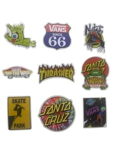 skateboard stickers decals Lot Natas Advertising Wheels Shoes Trucks 9pc L2 - Picture 1 of 1