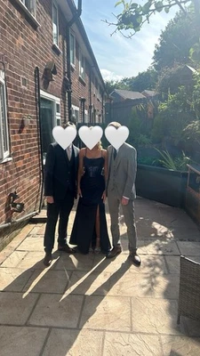 navy blue prom dress size 6-8 from jjhouse - Image 1 of 4