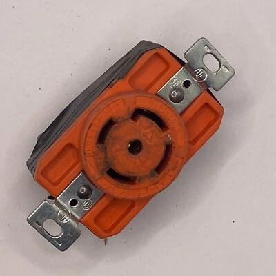 Arow-Hart NEMA L23-30 Hart-Lock Receptacle 30A 347/600V 3ØY🔔 - Image 1 of 4