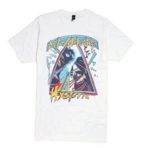 DEF LEPPARD HYSTERIA T-Shirt White NWT 100% Authentic & Official - Picture 1 of 1
