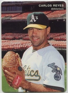 1995 Mother's Cookies #20 Carlos Reyes Oakland Athletics - Picture 1 of 4