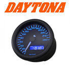 Daytona Digitalt. Velona schw. Ø 60mm 260 km h Tacho Uhr Voltanz. Trip blaue Bel