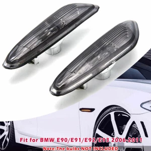 For BMW E90 E91 E92 E93 06-11 2x ABS Lights Side Smoke Turn Signal Marker - Picture 1 of 5