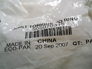 New OEM O-Ring Seadoo Part Number 505070315 - Picture 1 of 2