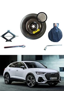 Kit rueda de repuesto 18" compatible con AUDI Q3 con gato, llave y funda - Imagen 1 de 4