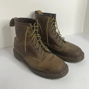 Dr Martens Air Wair Boots Men’s Size 8 Lace Up Industrial Air Cushioned Soles - Picture 1 of 12