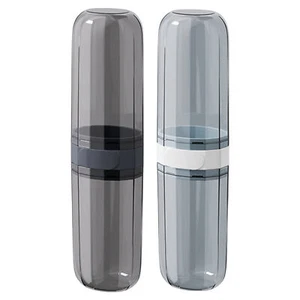 Travel Portable Toothbrush Cup Bathroom Toothpaste Holder Storage Case Box - Picture 1 of 14