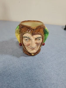 Royal Doulton Small Character Toby Mug The Jester D5556 3.25" High - Picture 1 of 6