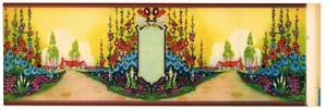 CAN LABEL VINTAGE STOCK FLORAL BUNGALOW COTTAGE 1920S ORIGINAL GARDEN BUMBLE BEE - Picture 1 of 1