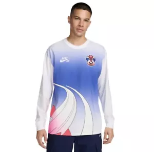 Nike SB Team USA Olympics L/S Skate Tee White Gr. 2XL XXL HF4376-100 Neu ohne Etikett - Bild 1 von 10