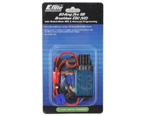 EFLA1060B E-Flite Eflite 60 Amp Pro V2 Brushless ESC Electronic Speed Control - Picture 1 of 4