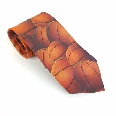 Баскетбольный галстук Ralph Marlin Just Balls Dad Fathers Day 134840 1995 - Изображение 1 из 4