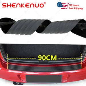 1Pcs Accessories Car DIY Door Rubber Rear Guard Bumper Protector Trim Cover US - Foto 1 di 11