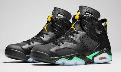 Nike Air Jordan 6 VI Retro Brasil Talla 13.5. 688447-920 Foto 1 de 4