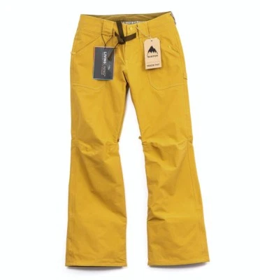 BURTON Women's VEAZIE Snow Pants - Harvest Gold - XS - NWT - Image 1 of 4
