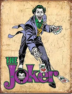 The Joker Weathered Metal Sign 400mm x 310mm (sf) - Picture 1 of 1