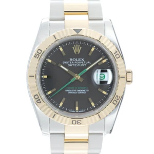 ROLEX Datejust Turn O Graph 116263 Black Dial Box/Paper SN/#D[Japan Limited] - Picture 1 of 24