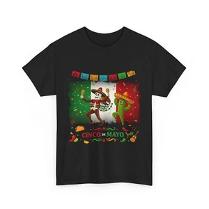 Cinco de Mayo Tee, Unisex Cotton Shirt, Mexican Holiday Shirt, Festival Wear, - Picture 1 of 5