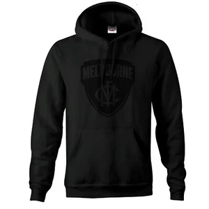 Team AFL Football Mens Adults Stealth Black Hoodie - Picture 1 of 16