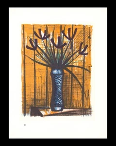 1967 Bernard Buffet Lithographie 20 "Les Iris" (Iris) - Bild 1 von 2