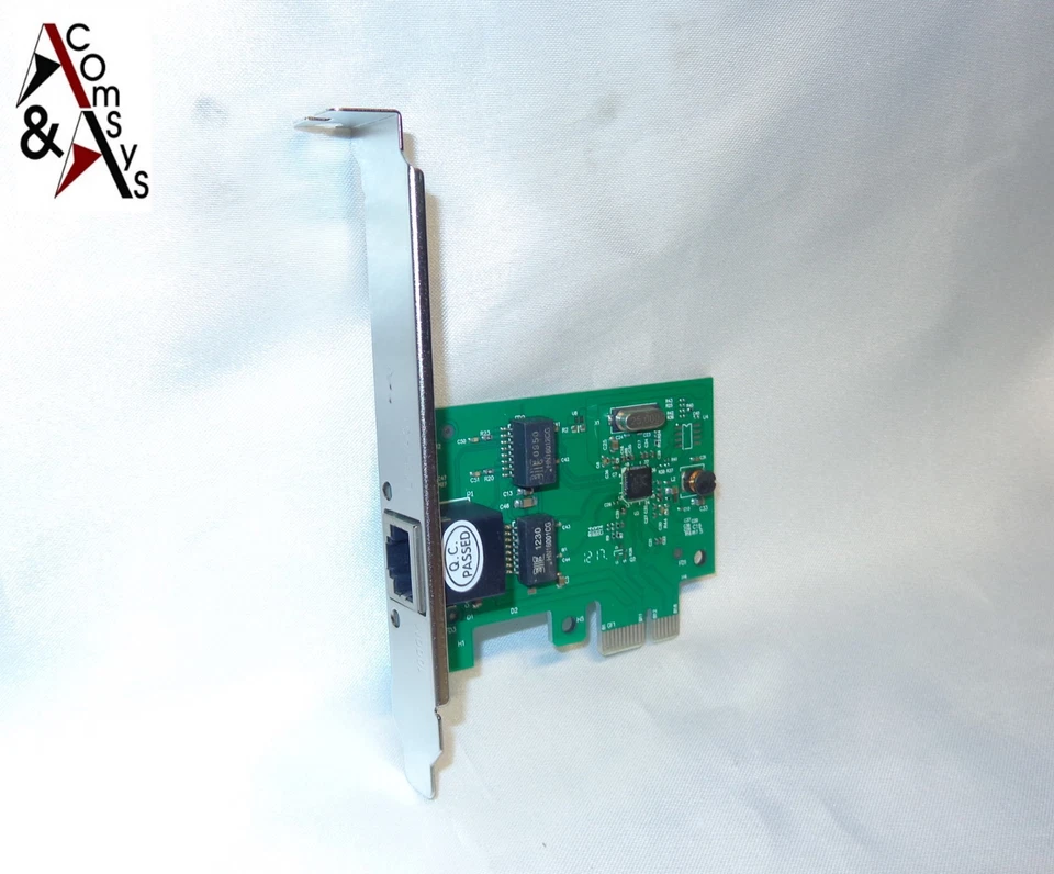 LAN ِAdapter PCI-E Netzwerkkarte Gigabit 10/100/1000 Mbit/s RJ45 PCI Express X1 - Bild 1 von 1