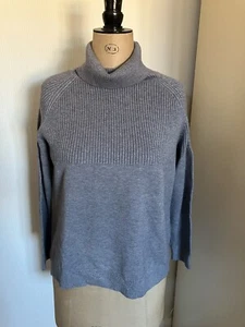 LADIES LONG SLEEVE POLO NECK ROLL NECK TOP WOMENS TURTLE NECK PLAIN JUMPER 14/16 - Picture 1 of 5