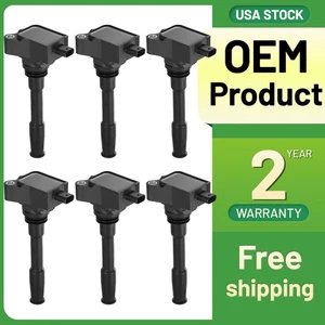 6 Ignition Coil Pack UF827 Replacement for 2018-2023 Ford F-150 2.7L V6 - Picture 1 of 7