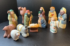 Vintage 12er Set Midwest of Cannon Falls Eddie Walker große Krippenfiguren *LESEN - Bild 1 von 20