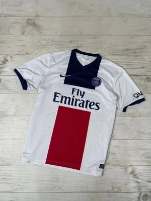 Nike PARIS SAINT GERMAIN PSG 2013 2014 AWAY SHIRT Jersey Men SZ XL White - Image 1 of 4