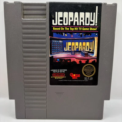 Jeopardy (Nes, Nintendo Entertainment System, 1987) Tested and Working! - Image 1 of 2