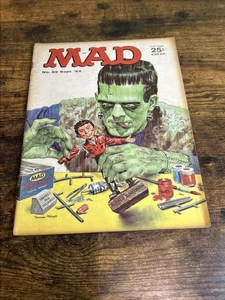 Mad Magazine #89 1964- Frankenstein Aurora Model cover VG wear - Picture 1 of 5