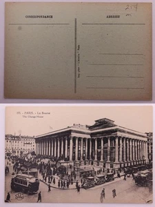Paris La Bourse Postkarte 20er Jahre - Bild 1 von 1