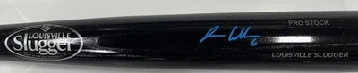 Brewers Outfielder ISAAC COLLINS Signed Louisville Slugger Black Bat AUTO - JSA - Image 1 of 2