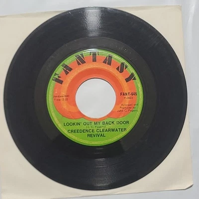 Creedence Clearwater Revival ~ Lookin' Out My Back Door/ Long As I Can See ..45 - Image 1 of 4