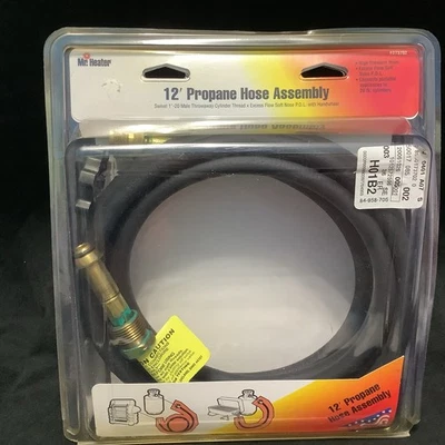 New MR HEATER 12' Propane Hose Assembly for 20 lb Portable Propane Cylinders - Image 1 of 4