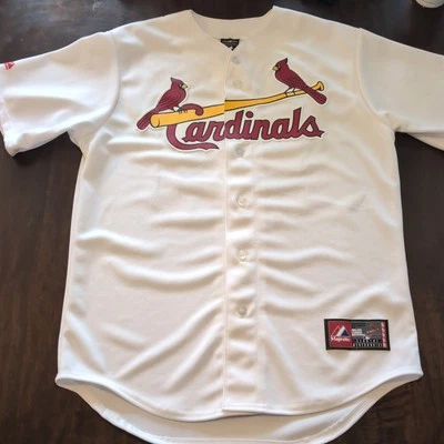 Adam Wainwright Cardinals Button Down Alternate Jersey Name # Stitched Back - Image 1 of 3
