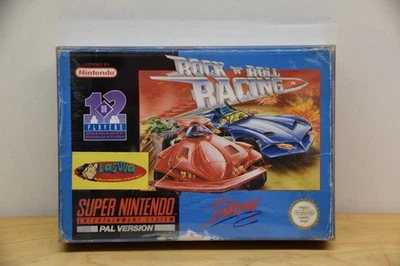 SNES Rock n' Roll Racing für Super Nintendo Super Komplett TOP/OVP - Bild 1 von 4