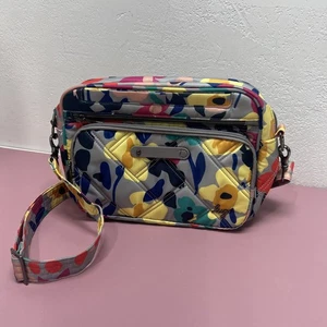 Lug Carousel XL Umhängetasche Handtasche mehrfarbig Blumen RFID Schutz Reise - Bild 1 von 14