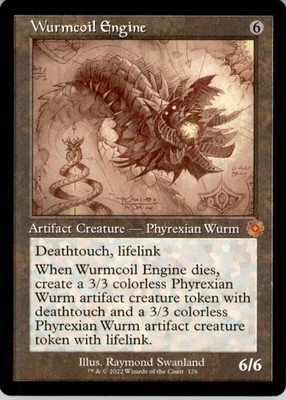 Wurmcoil Engine (Schematic) M The Brothers' War: Retro Frame Artifacts 126 NM - Image 1 of 2
