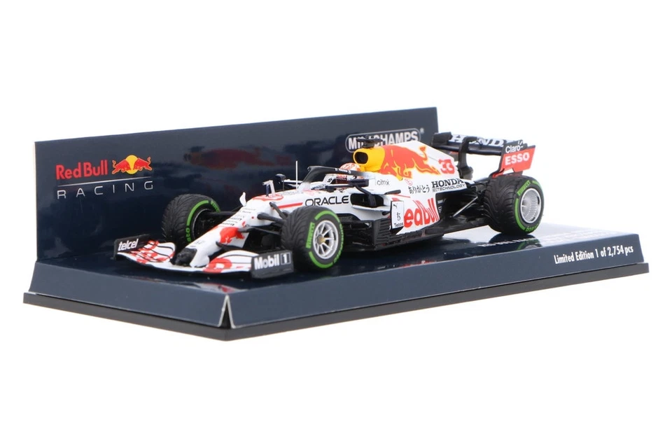 MiniChamps Red Bull Racing Honda RB16B Max Verstappen 2º GP de Turquía 2021 Foto 1 de 1