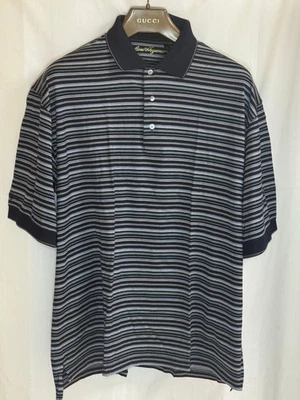 Ben Hogan Men's 100% Cotton Short Sleeves w/ Collar Striped Polo Shirt - XL - Image 1 of 4