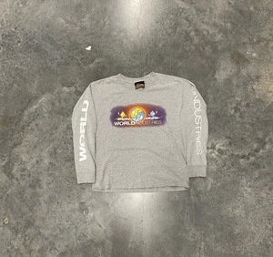 Camiseta Flameboy Manga Larga Rara De Colección WORLD INDUSTRIES Años 2000 Skateboarding L - Imagen 1 de 7