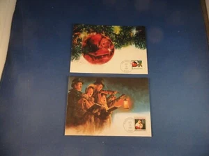 2 Maximum Cards: First Day of Issue: CHRISTMAS 1987 #'s: 2367 2368 - Picture 1 of 8